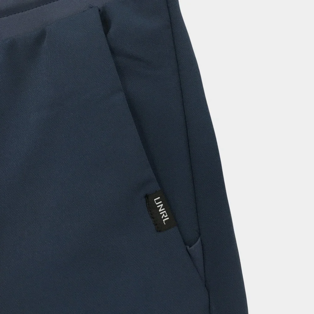UNRL Mens Apex Pants Navy Blue Performance Stretch Joggers Tapered Size M